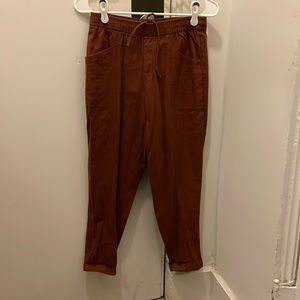 Old Navy Cropped Linen Pants XSP
